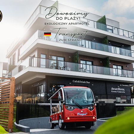Aparthotel Green Concrete - Eko-Bus Na Plaze, Rowery I Masaze 斯维诺乌伊希切 外观 照片